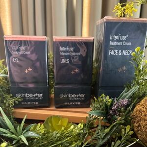 Skinbetter - 3 Piece Set InterFuse 0.5fl.oz. Eye&Lines and 1fl.oz.Face&Neck-NEW.